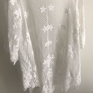 White Lace Miami Cartigan